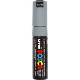 Posca Marker, grey, no. PC-8K, line 8 mm, broad, 1 pc [HOB-278095]