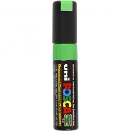 Posca Marker, fluo green, no. PC-8K, line 8 mm, broad, 1 pc [HOB-278733]