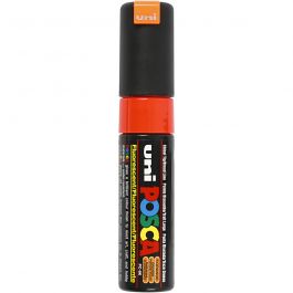 Posca Marker, fluo orange, no. PC-8K, line 8 mm, broad, 1 pc [HOB-278754]