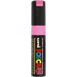 Posca Marker, fluo pink, no. PC-8K, line 8 mm, broad, 1 pc [HOB-278756]