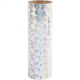 Deco Foil, silver, W: 15,5 cm, 50 cm/ 1 roll [HOB-283569]