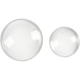 Cabochons , D: 18+25 mm, basic, 8mixed