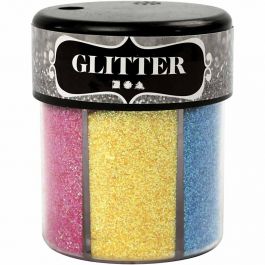 Glitter, asstd. colours, 6x13g