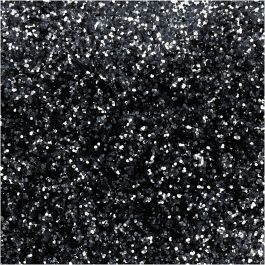 Bio Sparkles, black, D: 0,4 mm, 10 g/ 1 tub [HOB-284362]