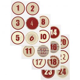 Stickers, D: 4 cm, sheet 9x14 cm, 4mixed sheets