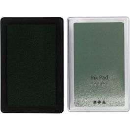 Ink Pad, H: 2 cm, size 9x6 cm, leaf green, 1 pc [HOB-285339]