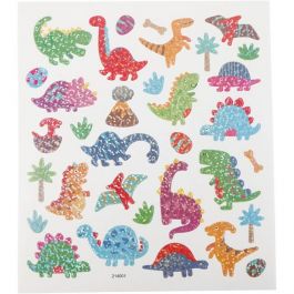 Stickers, dino, sheet 15x16,5 cm, 1 sheet [HOB-29049]