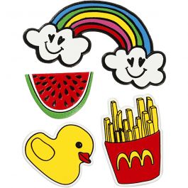 Soft Stickers, Summer Fun, 12,2x17,75 cm, 1 sheet [HOB-29095]