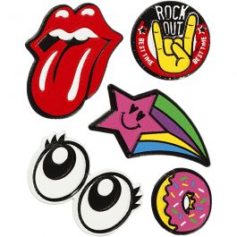 Soft Stickers, Rock Out, 12,2x17,75 cm, 1 sheet [HOB-29096]
