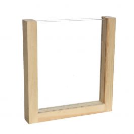 Wooden stand for dried flowers etc. 21cm high (1 pcs.) [IFS-29662]
