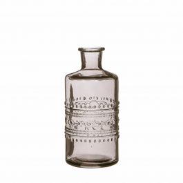 Flower vase Porto Ø7.5cm and 14.5cm high Grey (12 pcs.) [IFS-29746]