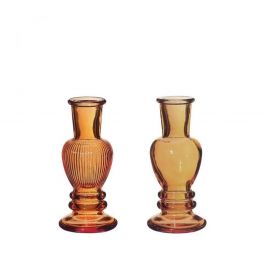 Vase Venice Amber H: 11,3 x Ø5 cm (12 Pcs) [IFS-29883]