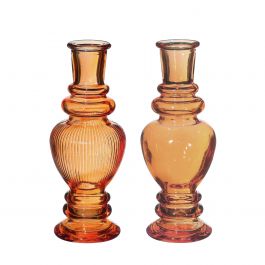 Vase Venice Amber H: 15,5 x Ø5,7 cm (12 Pcs) [IFS-29893]