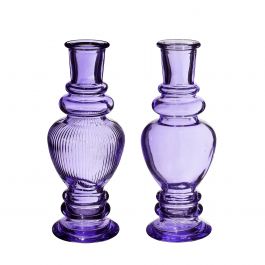 Vase Venice Purple H: 15,5 x Ø5,7 cm (12 Pcs) [IFS-29899]