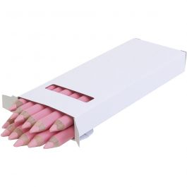 edu Jumbo Coloured Pencils, thickness 10 mm, lead 6,25 mm, rose, 12 pc/ 1 pack [HOB-408040]