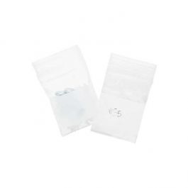 Grip Seal Bags 40x50mm with Write-on-Panel, PE 50 micron (100 pcs) [2WE1H2]