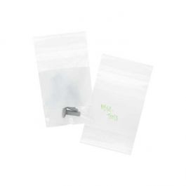 Grip Seal Bags 50x75mm with Write-on-Panel, PE 50 micron (100 pcs) [2WE23]