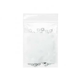 Grip Seal Bags 75x100mm with Write-on-Panel, PE 50 micron (100 pcs) [2WE34]