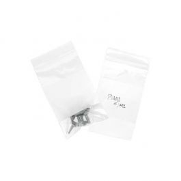 Grip Seal Bags 75x125mm with Write-on-Panel, PE 50 micron (100 pcs) [2WE35]