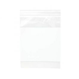 Grip Seal Bags 150x150mm with Write-on-Panel, PE 50 micron (100 pcs) [2WE66]