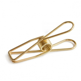 Clips gold 3x0,6cm (set of 12) [IFS-30121]