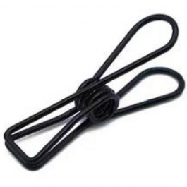Clips black 3x0,6cm set 12 in polybag (set of 12) [IFS-30123]