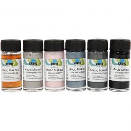 Magic Marble , mute colours, 6x20 ml/ 1 pack [HOB-30196]