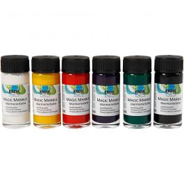 Magic Marble , standard colours, 6x20 ml/ 1 pack [HOB-30199]