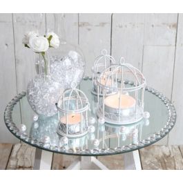 Mirror Plate Round Ø30cm with Diamond Edge (1 pc) [IFS-30211]
