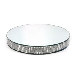 Mirror Plate Round Ø30cm 4cm thick with Diamond Edge (1 pc) [IFS-30231]