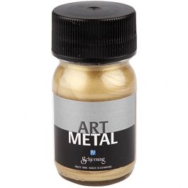 Art Metalic Paint, light gold, 30 ml/ 1 bottle [HOB-30690]