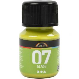 A-Color Glass Paint, kiwi, 30 ml/ 1 bottle [HOB-31392]