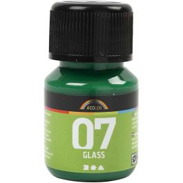 A-Color Glass Paint, brilliant green, 30 ml/ 1 bottle [HOB-31393]