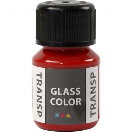 Glass Color Transparent, red, 30 ml/ 1 bottle [HOB-31673]