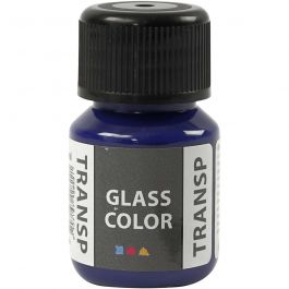 Glass Color Transparent, brilliant blue, 30 ml/ 1 bottle [HOB-31676]