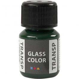 Glass Color Transparent, brilliant green, 30 ml/ 1 bottle [HOB-31677]