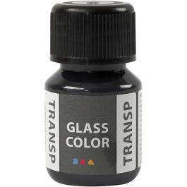 Glass Color Transparent, black, 30 ml/ 1 bottle [HOB-31679]
