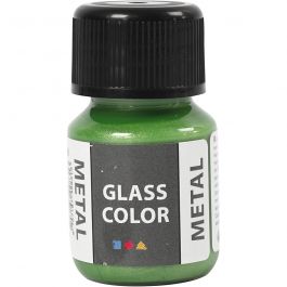 Glass Color Metal, green, 30 ml/ 1 bottle [HOB-31772]
