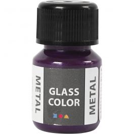Glass Color Metal, purple, 30 ml/ 1 bottle [HOB-31773]
