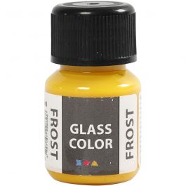 Glass Color Frost, yellow, 30 ml/ 1 bottle [HOB-31781]