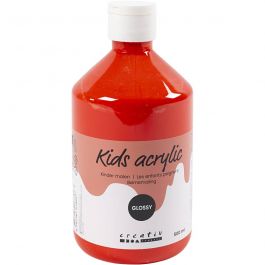 A-Color acrylic paint, red, no. 01, glossy, 500 ml/ 1 bottle [HOB-32016]