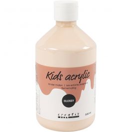 A-Color acrylic paint, light beige, no. 01, glossy, 500 ml/ 1 bottle [HOB-32018]