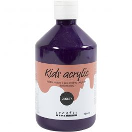 A-Color acrylic paint, violet, no. 01, glossy, 500 ml/ 1 bottle [HOB-32022]