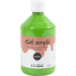 A-Color acrylic paint, light green, no. 01, glossy, 500 ml/ 1 bottle [HOB-32026]