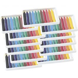 Oil Crayons, assorted colours, 12x12 pc/ 1 pack [HOB-980645]