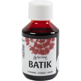 Batik dye, red, 100 ml/ 1 bottle [HOB-33348]