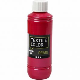 Textile Color Paint, pink, pearl, 250ml