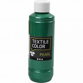 Textile Color Paint, green, pearl, 250ml