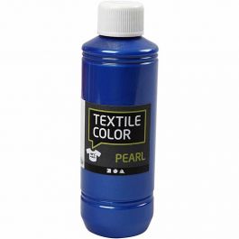 Textile Color Paint, blue, pearl, 250ml