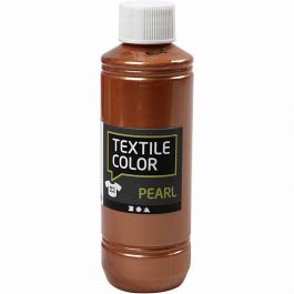 Textile Color Paint, copper, pearl, 250ml